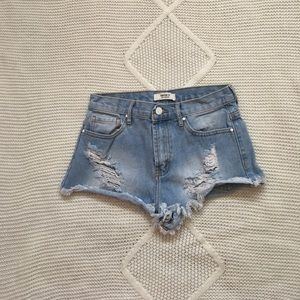 Forever 21 Distressed Denim Shorts