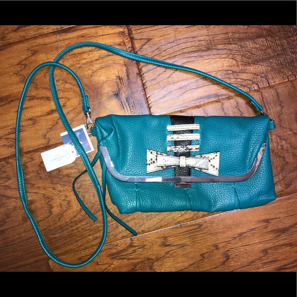 Jessica Simpson teal purse