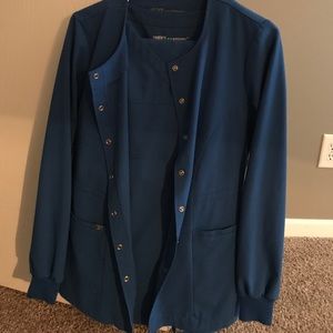 Greys anatomy royal blue scrub set