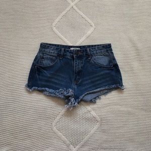 Forever 21 Dark Wash Denim Shorts