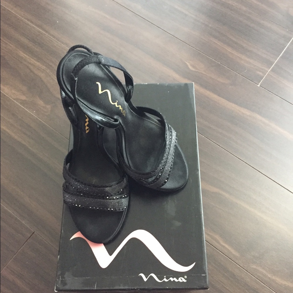 Preowned Nina evening sandals