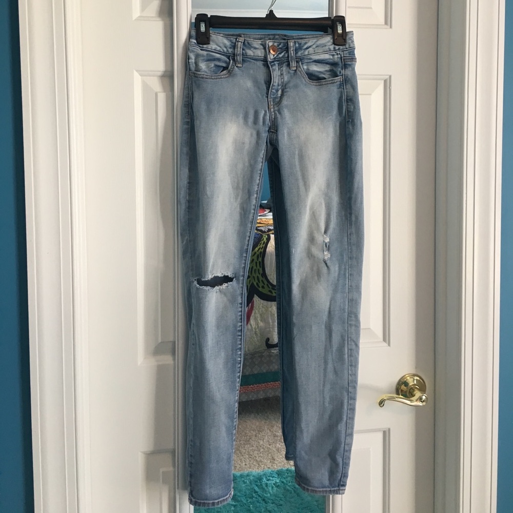 American Eagle Distressed Jeggings