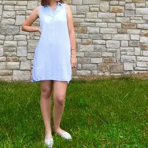 Light Blue Shirt Dress