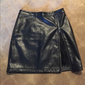 Leather skirt