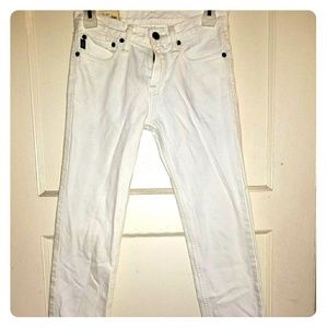Boys white Abercrombie jeans