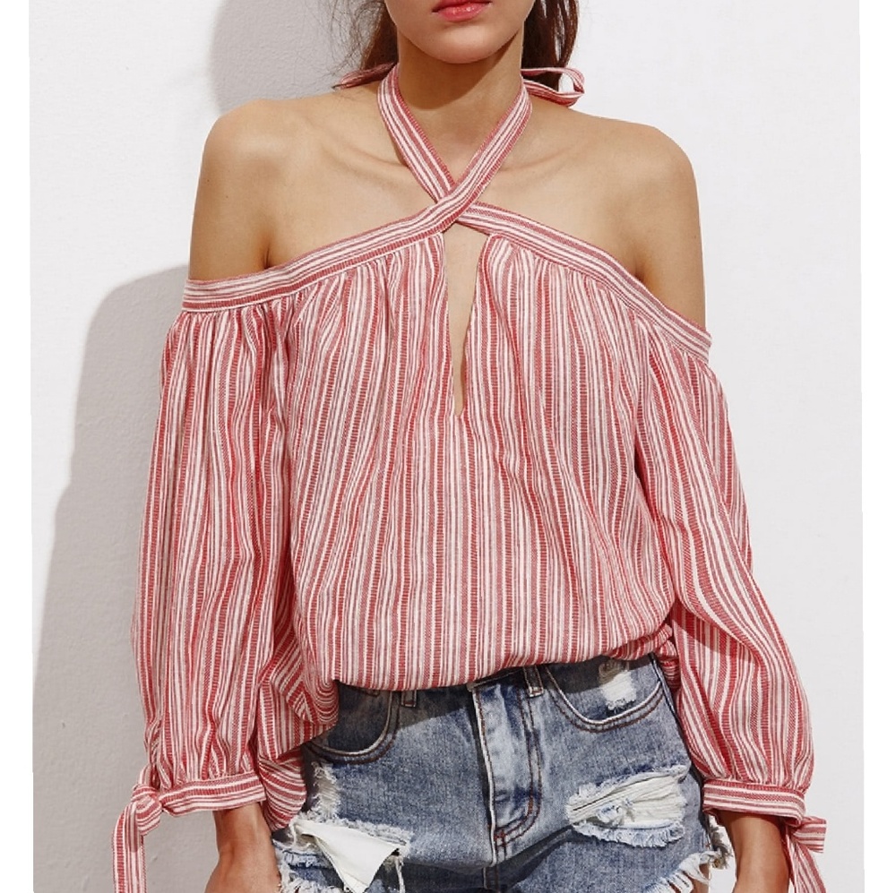 NWT Over the shoulder shirt