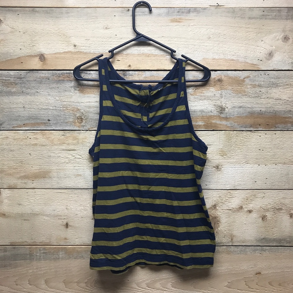 JCrew Tank with zipper detail