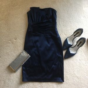 Strapless cocktail/ homecoming dress