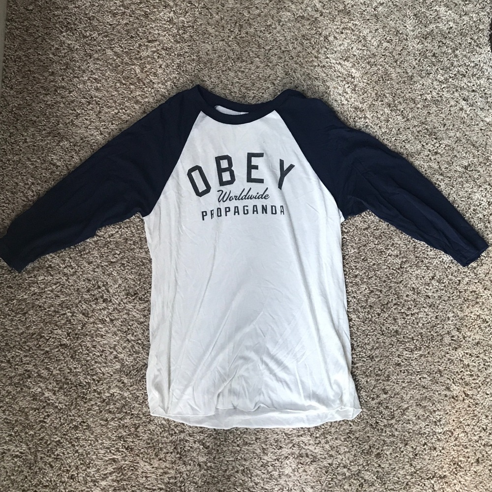 Obey baseball tee NWOT