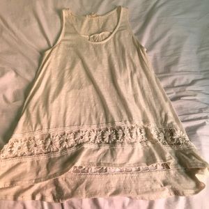 Painted threads tank top