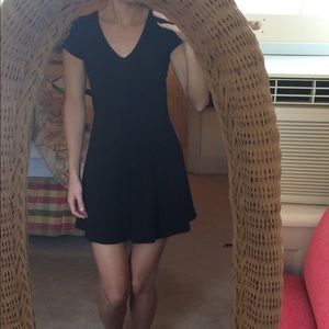 Black V Neck Dress, Black Sundress, Black Coverup