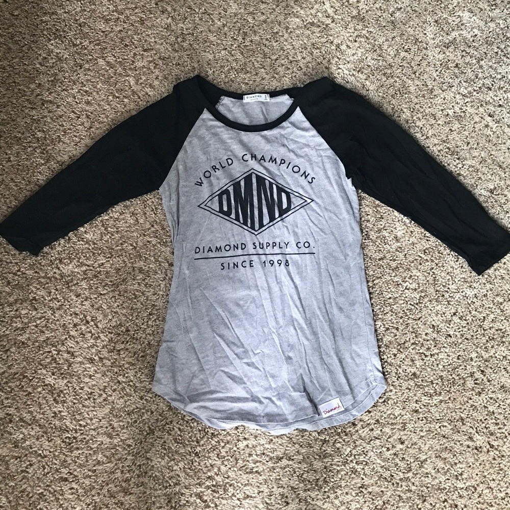 Diamond baseball tee NWOT