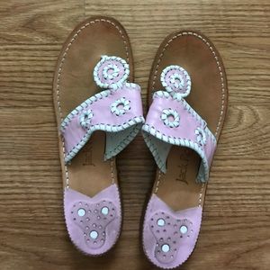 Jack Rogers Pink and White