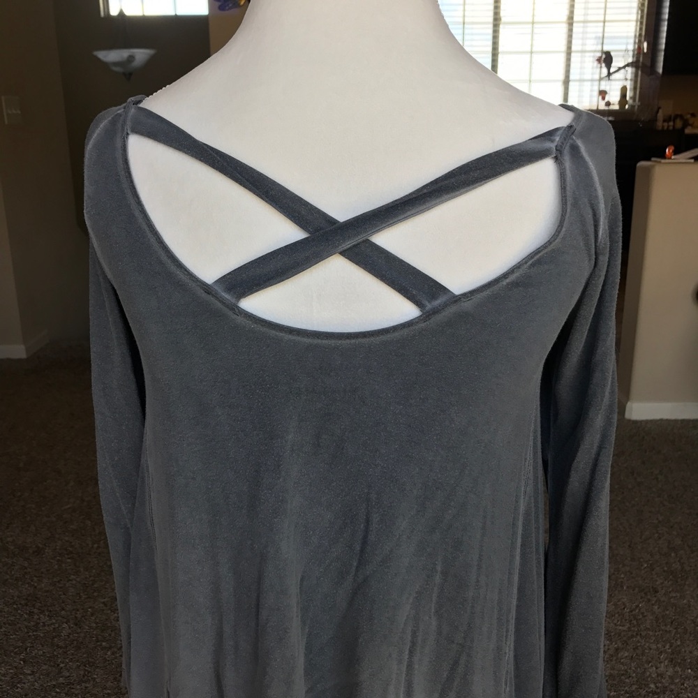 Crossed Back Soft&Sexy Shirt