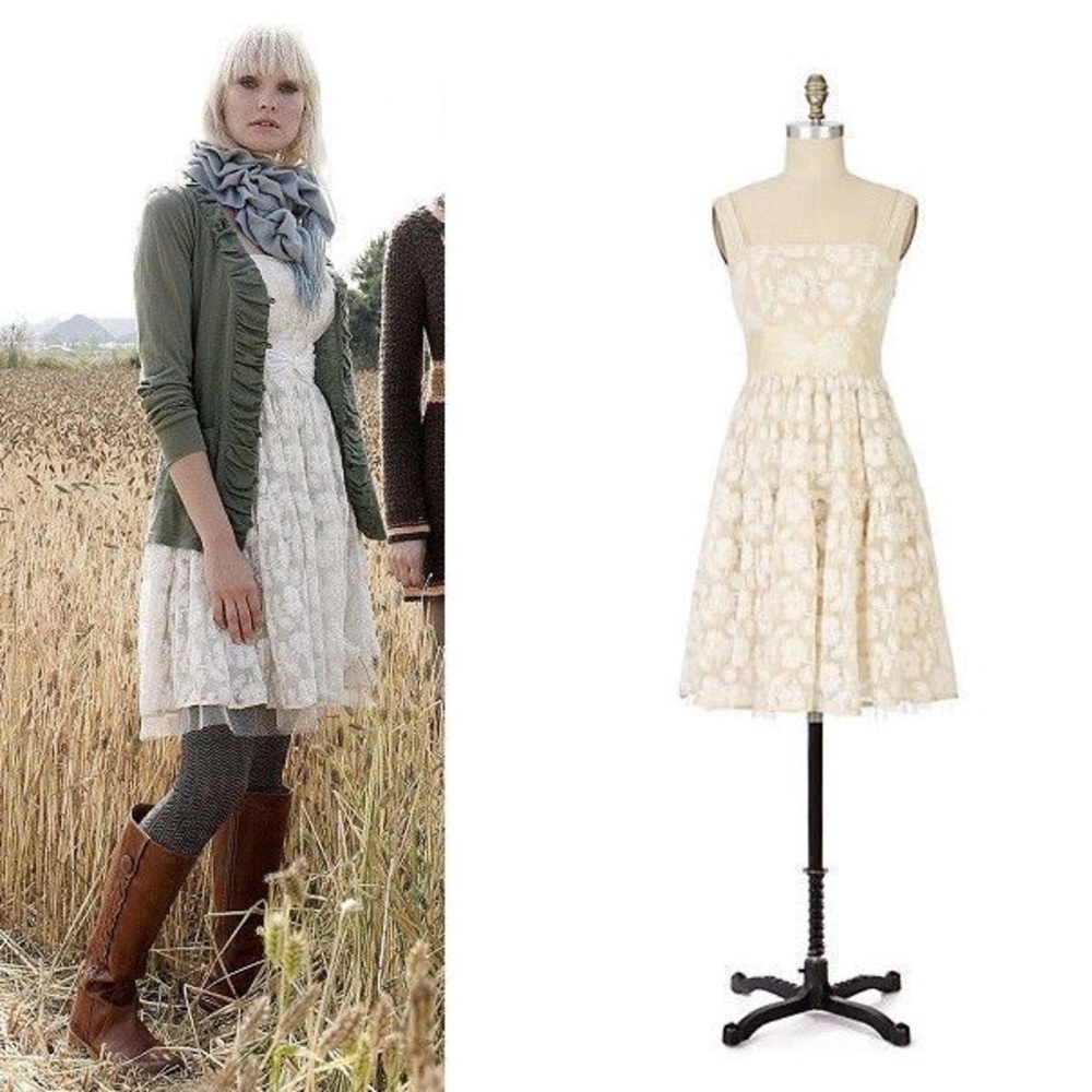 Lil for Anthropologie lace dress