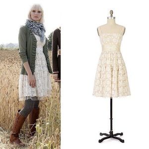 Lil for Anthropologie lace dress