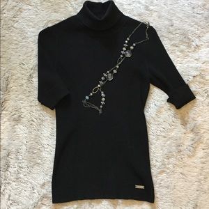 White House Black Market Cuffed Sleeve Turtleneck