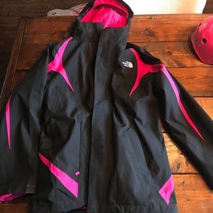 Girls North Face 2 in 1 winter coat - Size XL (18)