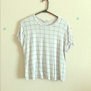Checkered pattern top