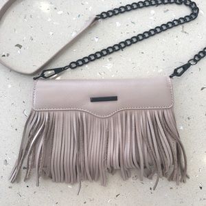 Blush wallet on chain fringe bohemian