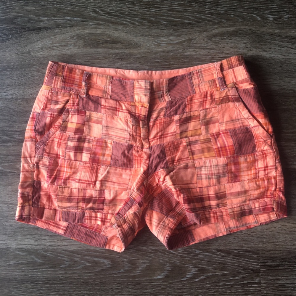 J. Crew Madras Cotton Shorts