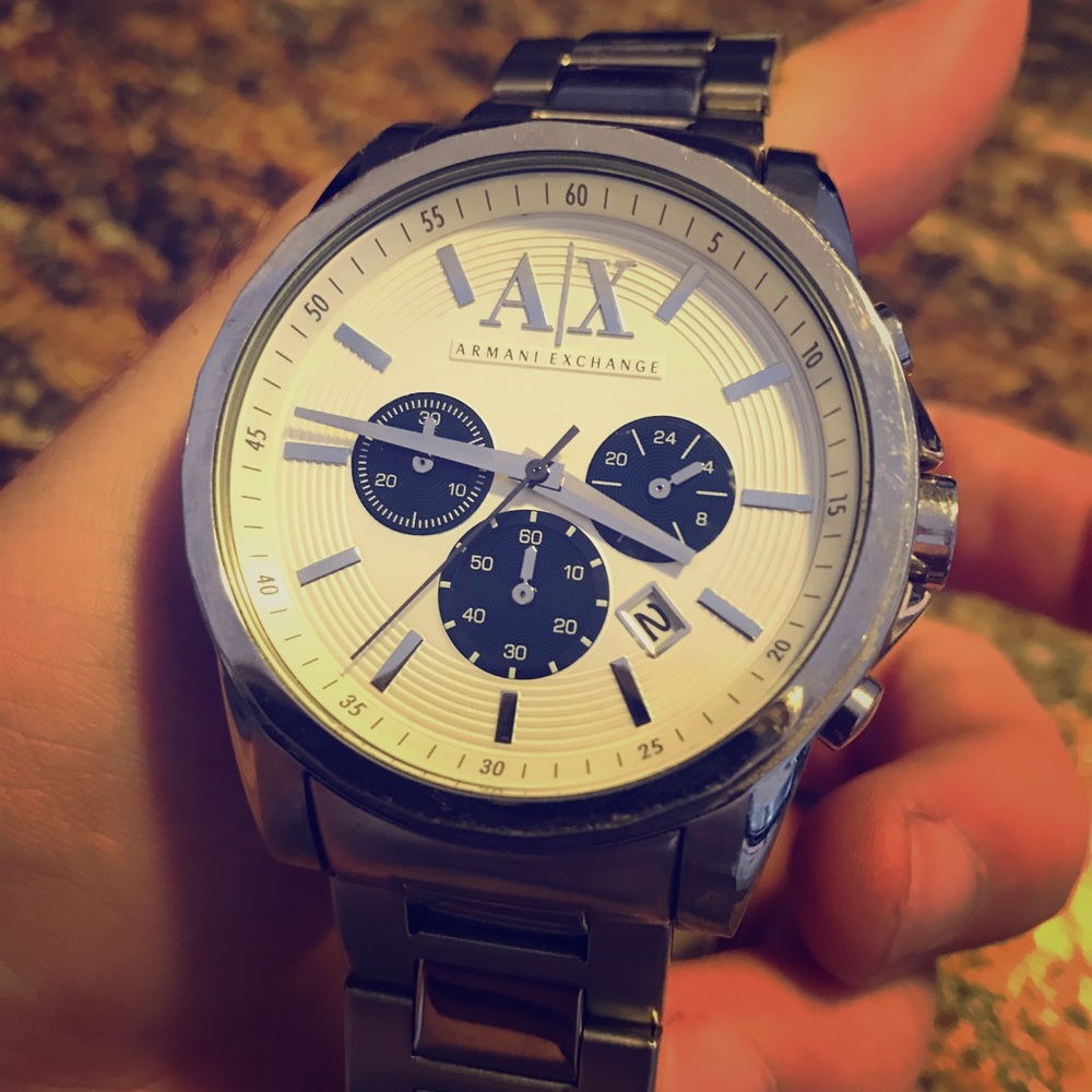 Armani exchange watch.