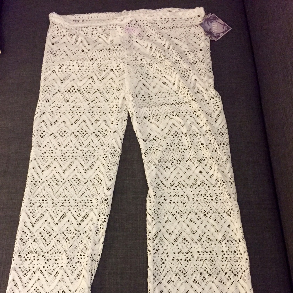 Beach pants cover up size medium