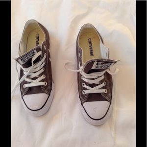 Converse All Star tennis shoes, gray,