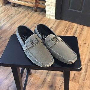Stacy Adams men' gray slip on's size 13 M, NWT