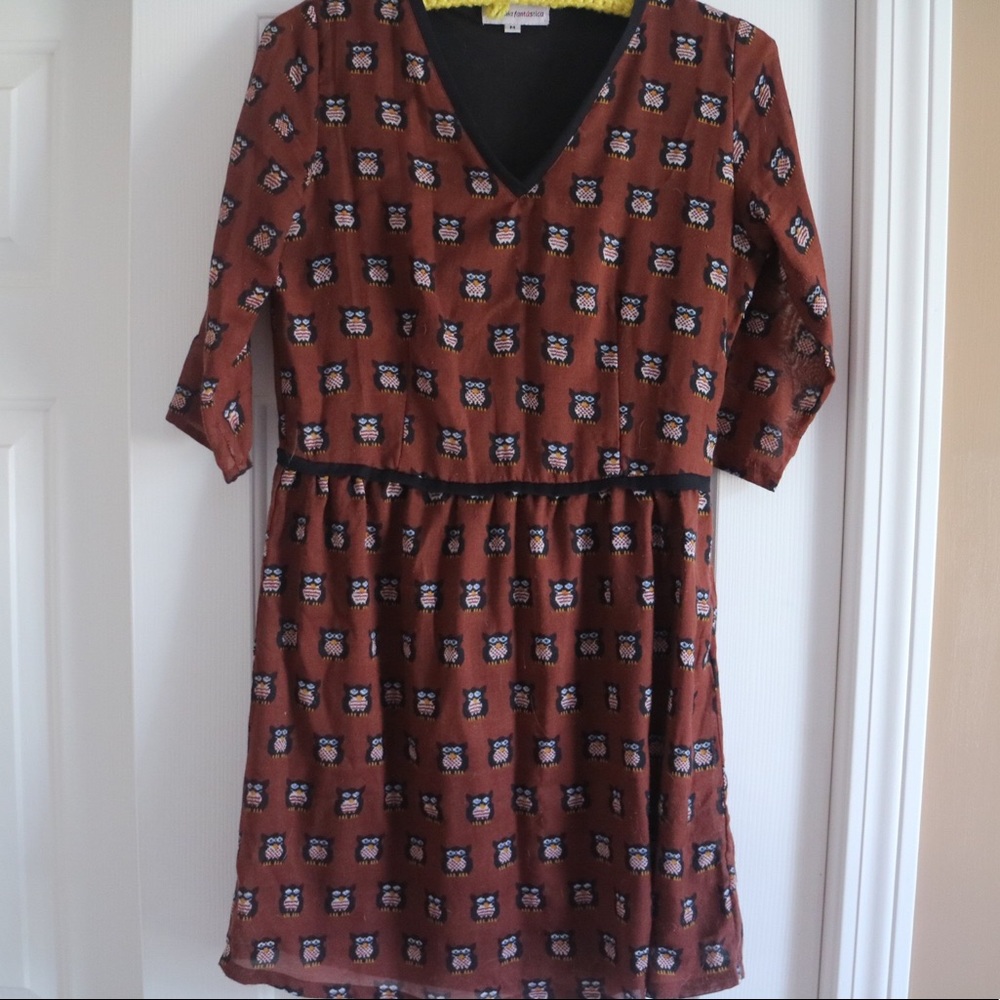 Conservation Starter Dress from Modcloth in Owls