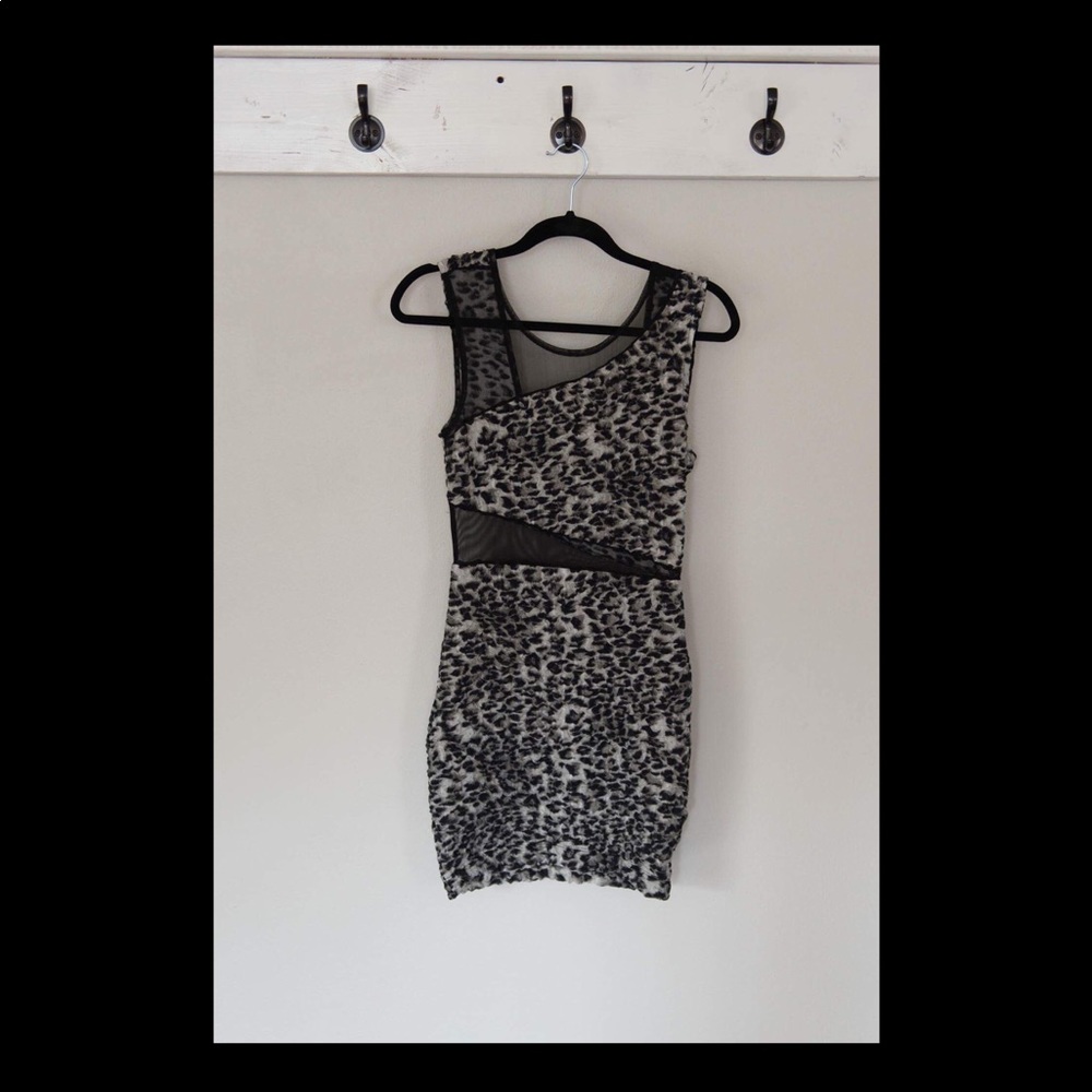 Animal Print Party Dress