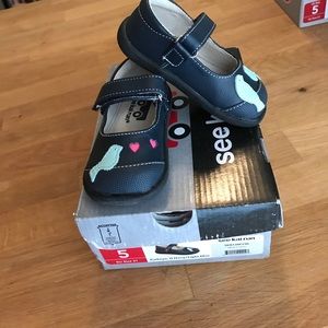 NIB See Kai Run Mary Janes. Size 5