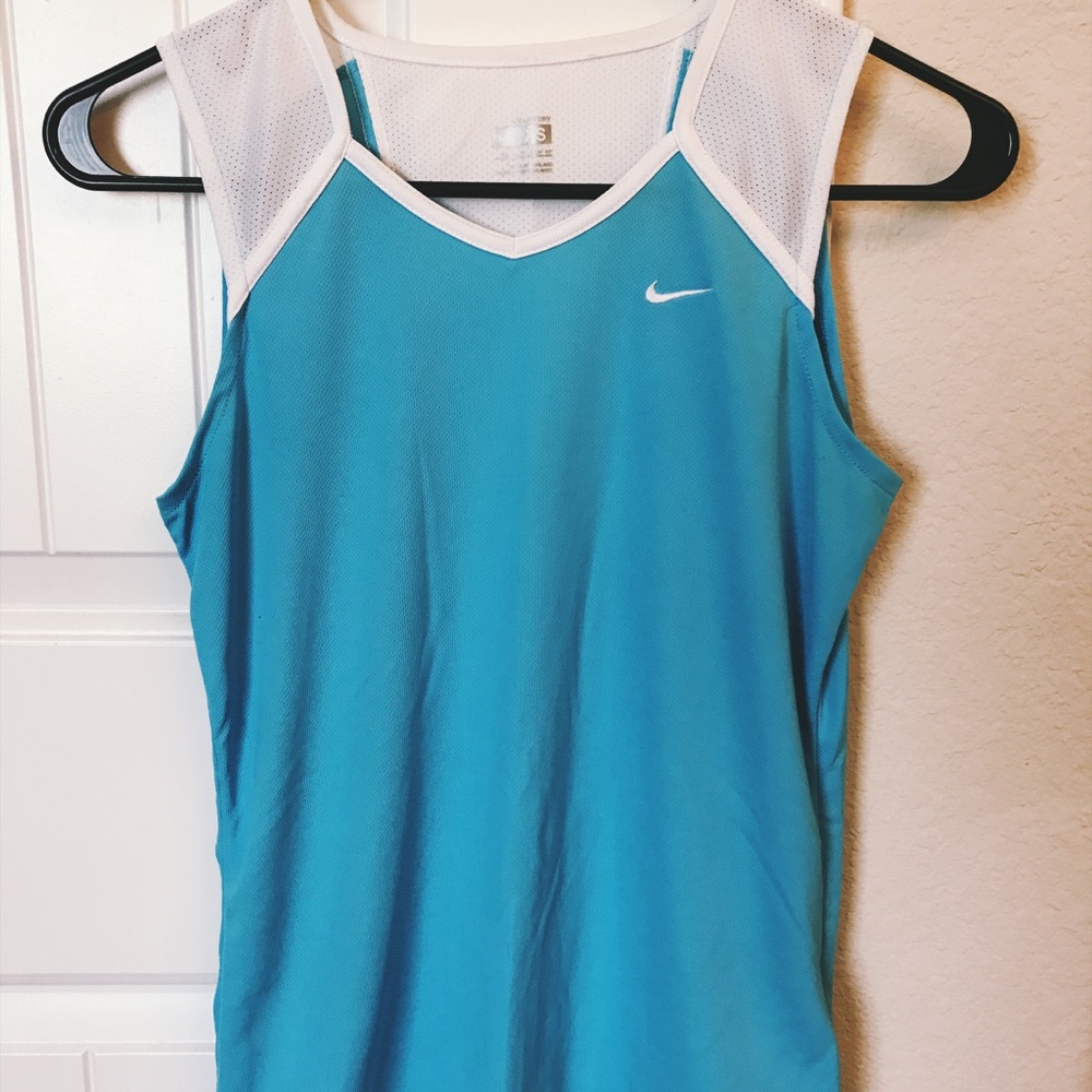 Nike Baby Blue Sleeveless Athletic Top