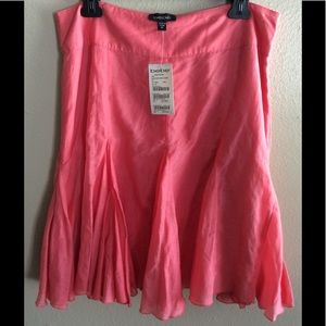 NWT Bebe Even Hem Inset Skirt.