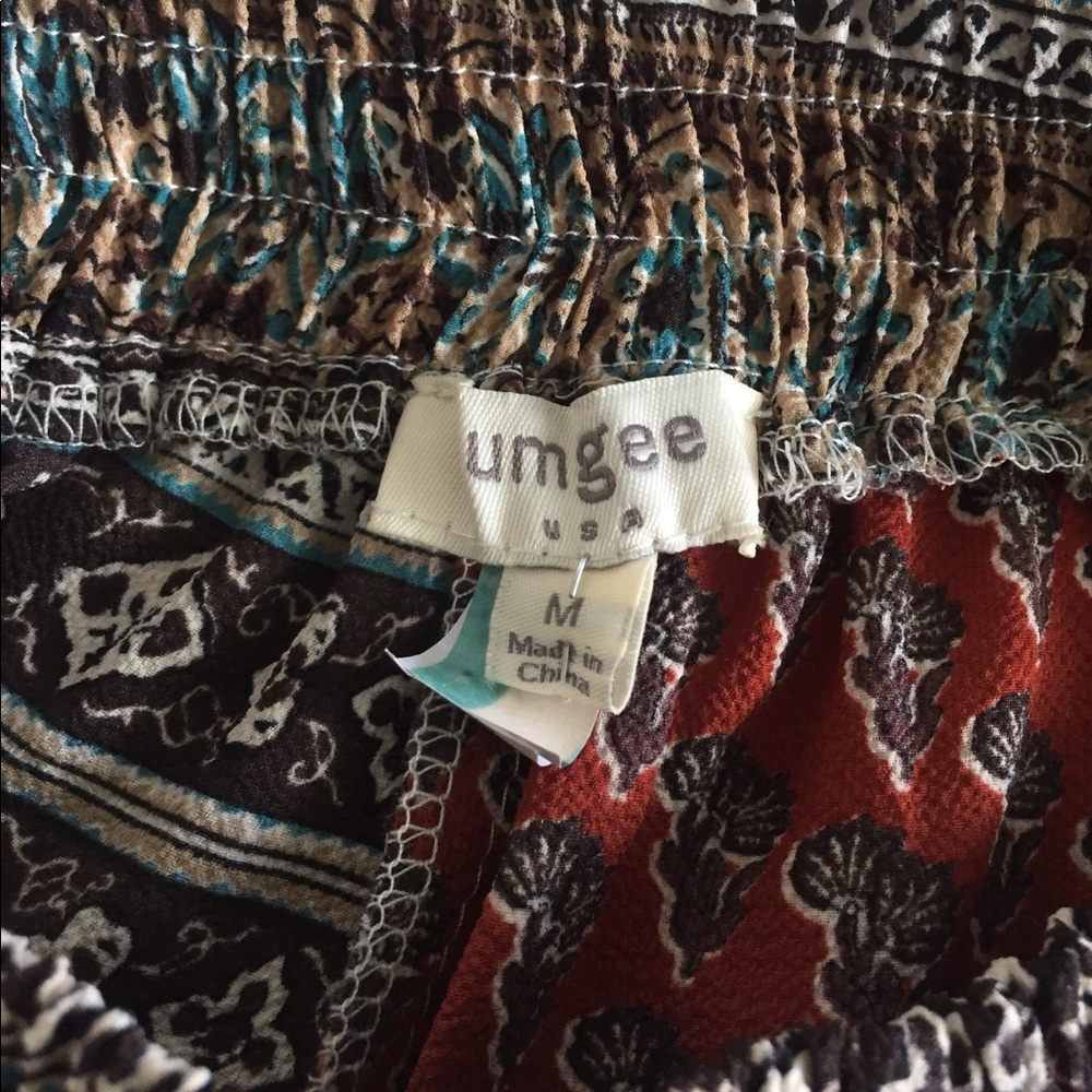 Flowy Patterned Pants - image 3