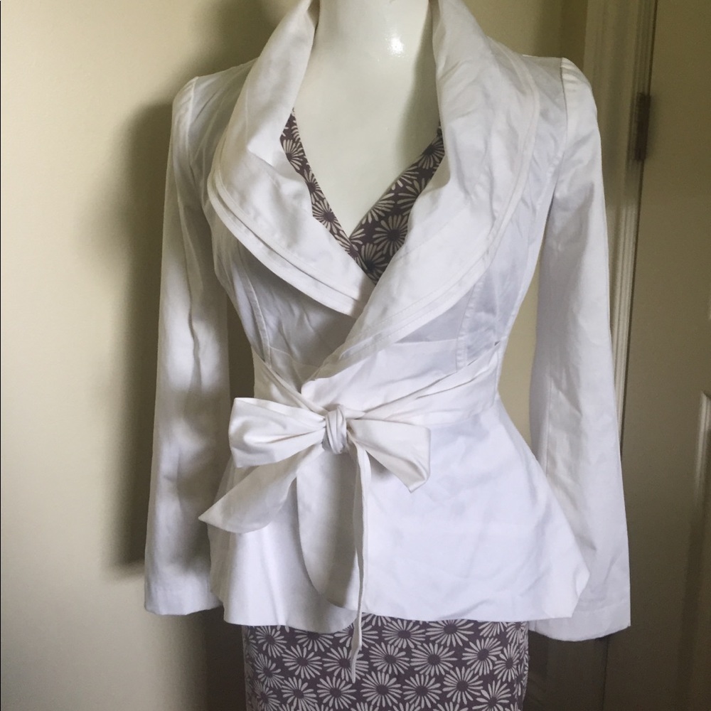 Bcbg Crisp white blazer