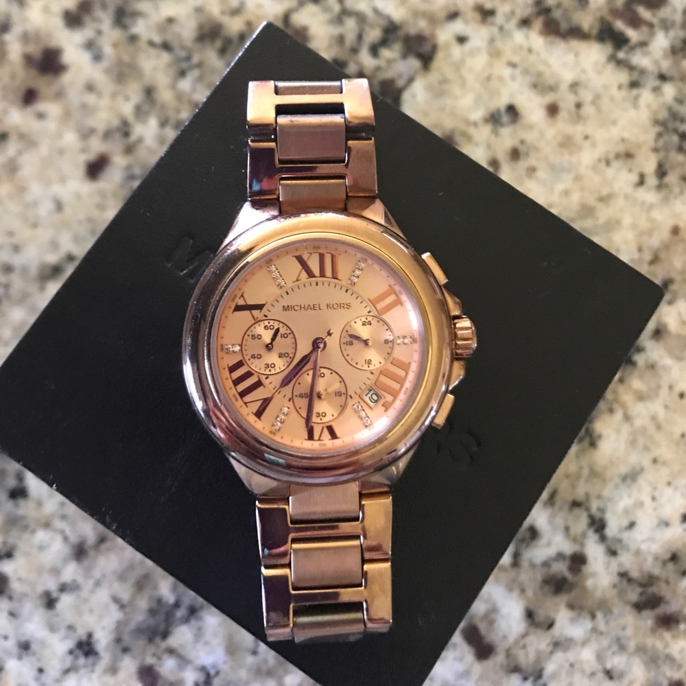 Michael Kors rose gold watch