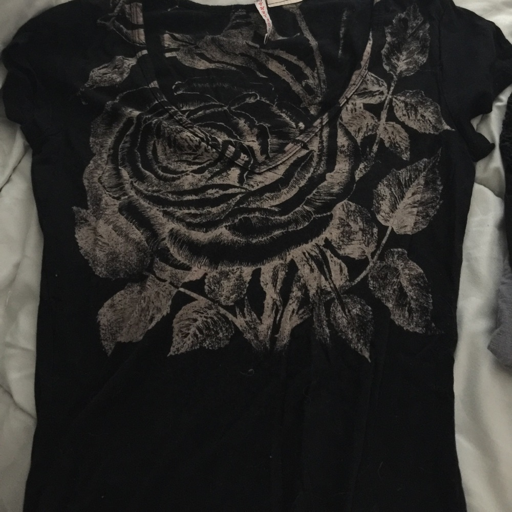 EUC a black rose rope from Hot Topic