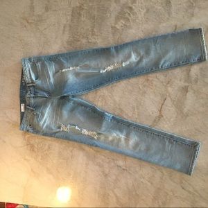 Gap ripped crop jeans