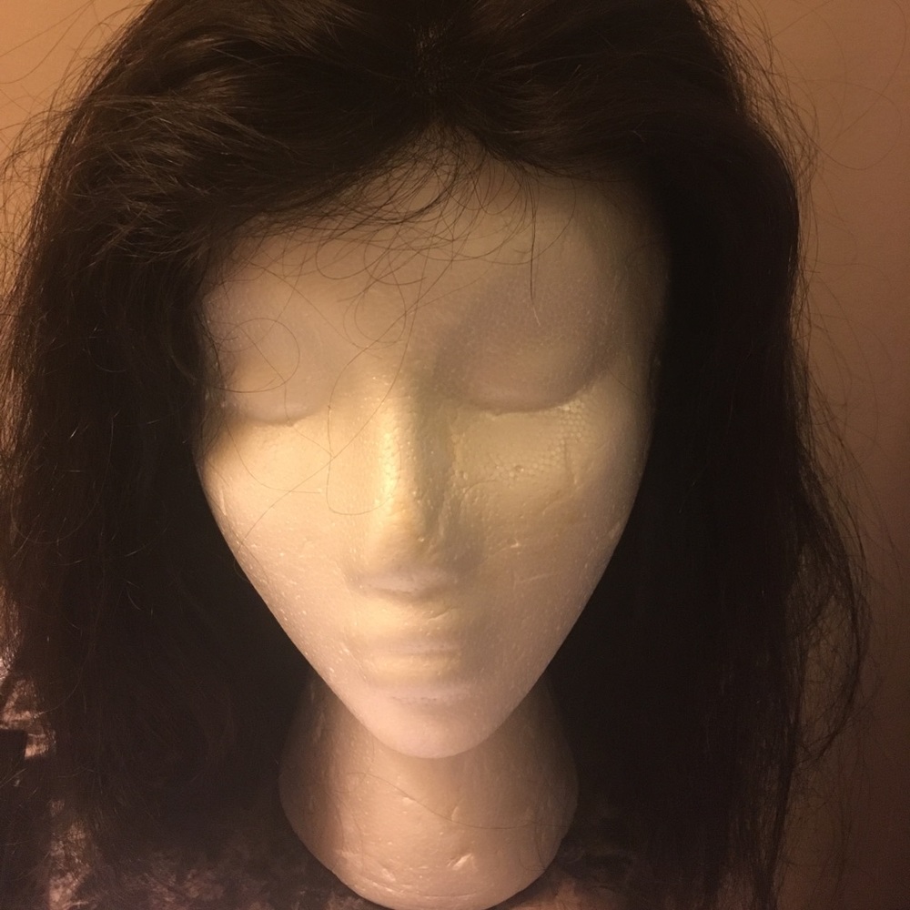Black natural color full lace wig Alist wigs✨