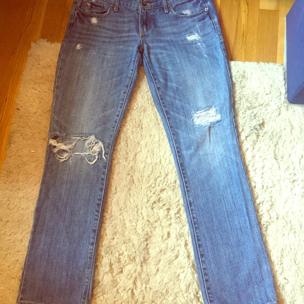 A&F Cropped Denim Jeans