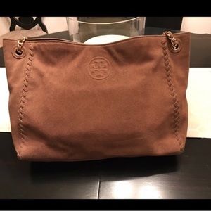 Tory Burch Marion suede purse