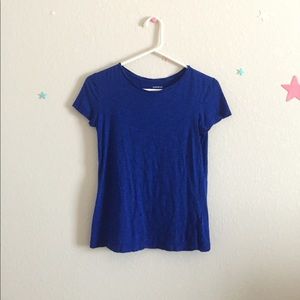 Express Cobalt royal blue tee shirt