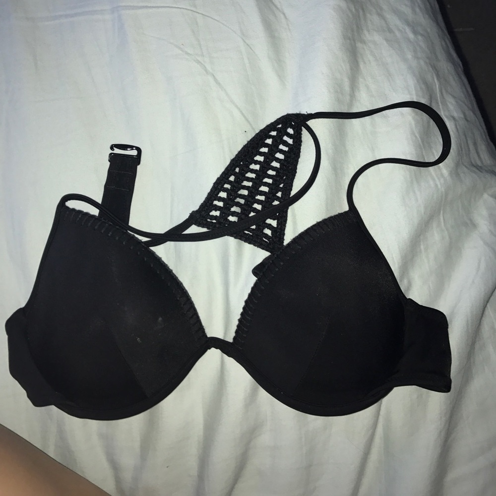 Black Victoria secret push up swim suit