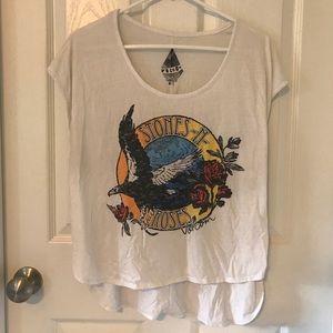Vintage Rock High-Low Tee