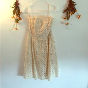 Strapless cocktail dress!