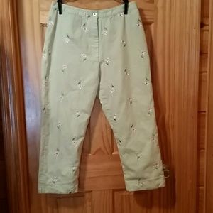 Lilly Pulitzer green Capri