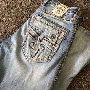 Size 34R men's rock revival jeans