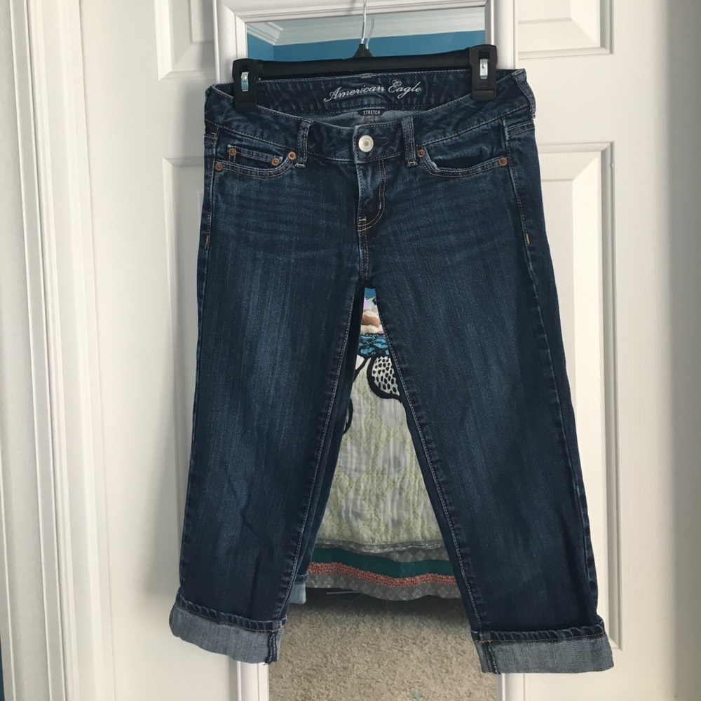 American Eagle Jean Capris