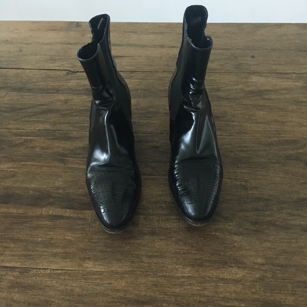 Prada Leather Boots - Size 35